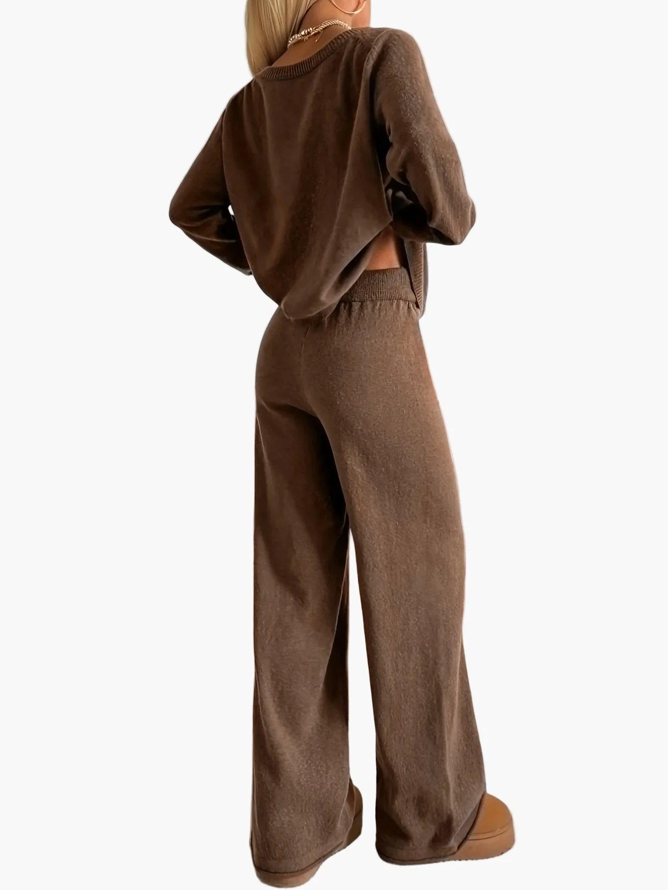 Damen Loungewear Set – Bequemer Freizeit Zweiteiler für Herbst & Winter, Casual Style - Image 3