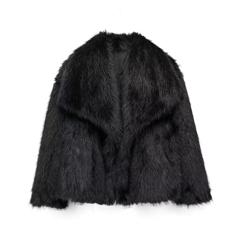 Damen Luxus Kurzfelljacke – Eleganter Streetstyle für den Winter - Image 10