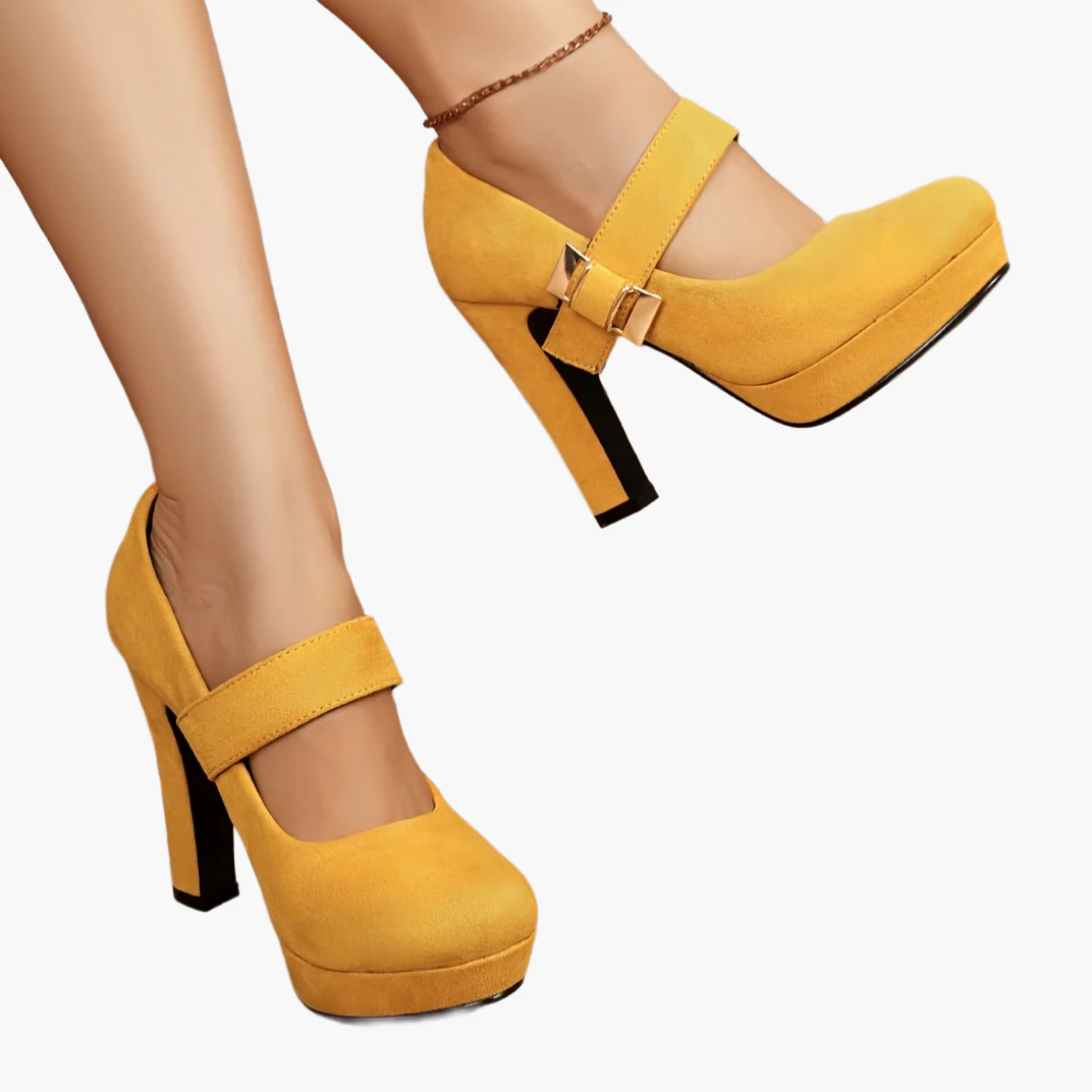 Damen Mary Jane High Heels mit Blockabsatz Elegant für Büro und Anlass - Image 10