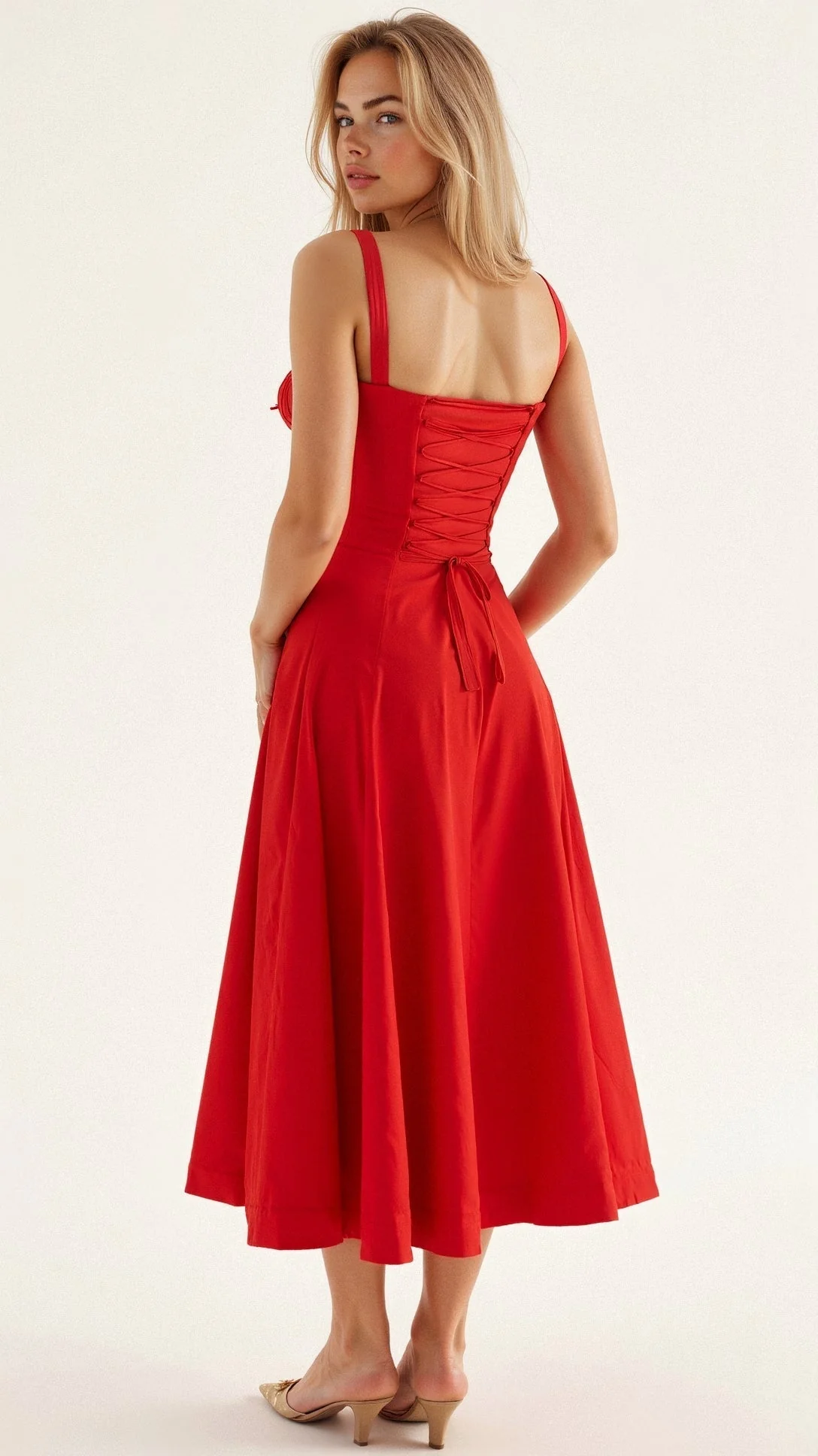 Damen Midikleid Korsettstil Floral – Feminines Sommerkleid für besondere Anlässe - Image 12