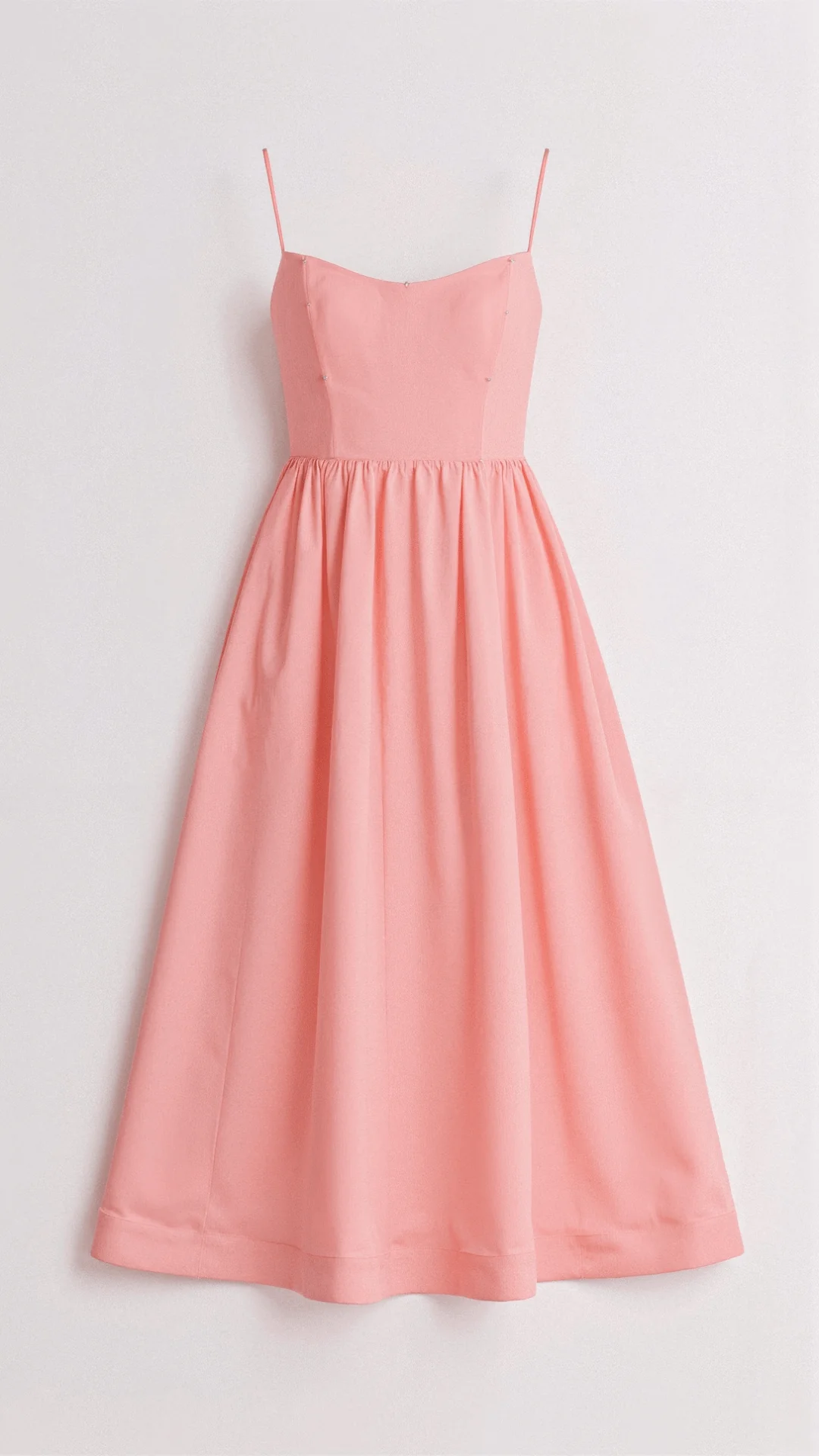 Damen Midikleid mit Spaghettiträgern – Elegantes Sommerkleid für Alltag, Party & Hochzeit - Image 6