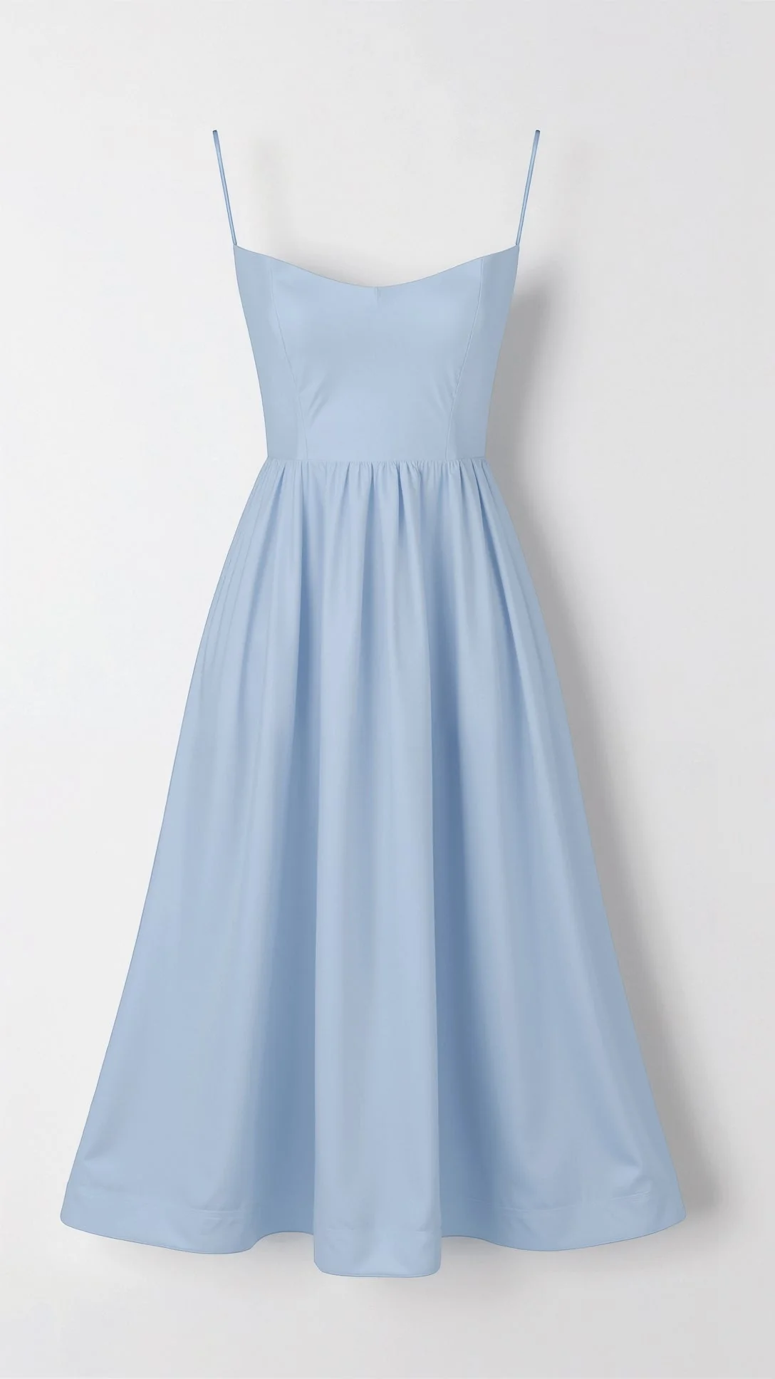 Damen Midikleid mit Spaghettiträgern – Elegantes Sommerkleid für Alltag, Party & Hochzeit - Image 9