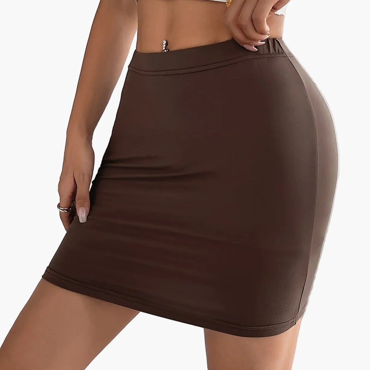 Damen Minirock Figurbetont Sexy Freizeit Party Stil - Image 12
