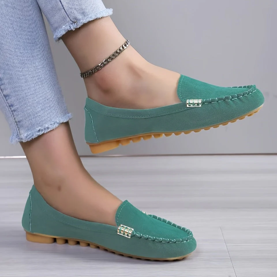 Damen Mokassin-Slipper für Alltag und Freizeit – Bequeme Loafer im modernen Stil