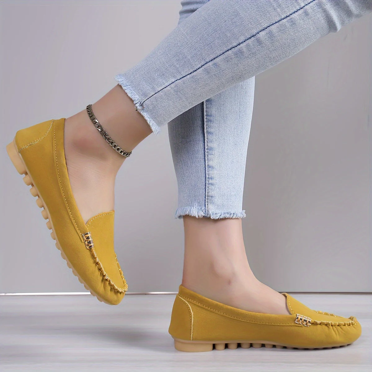 Damen Mokassin-Slipper für Alltag und Freizeit – Bequeme Loafer im modernen Stil - Image 10