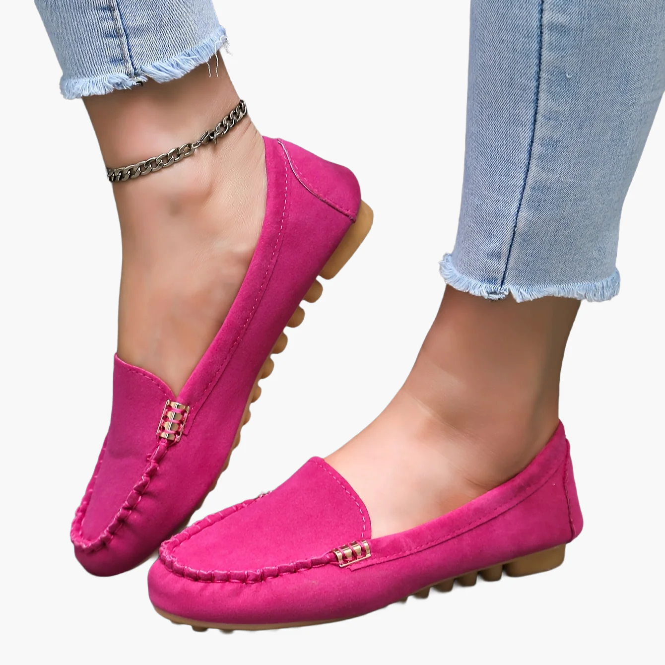 Damen Mokassin-Slipper für Alltag und Freizeit – Bequeme Loafer im modernen Stil - Image 13