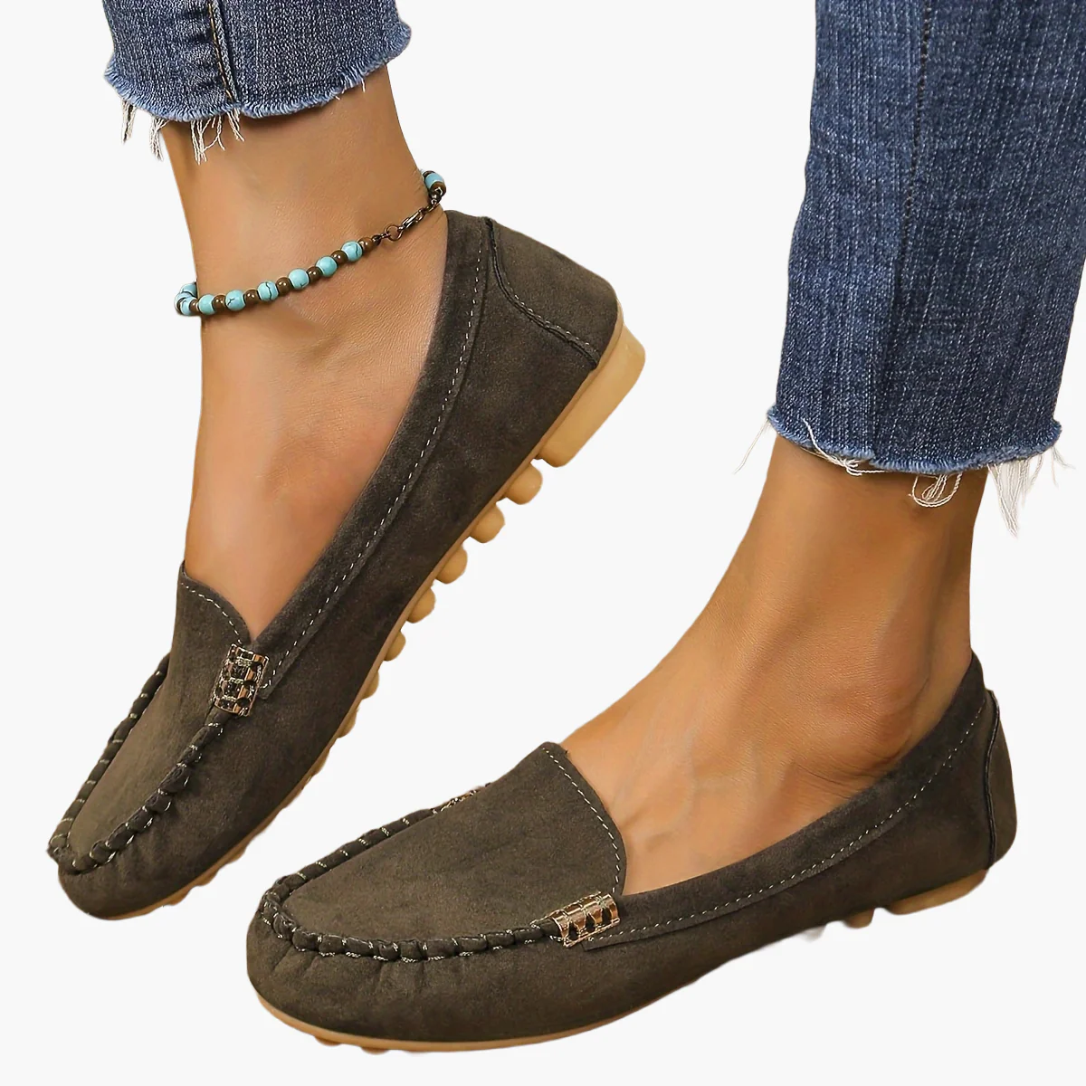 Damen Mokassin-Slipper für Alltag und Freizeit – Bequeme Loafer im modernen Stil - Image 14