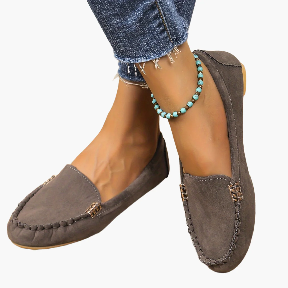 Damen Mokassin-Slipper für Alltag und Freizeit – Bequeme Loafer im modernen Stil - Image 15