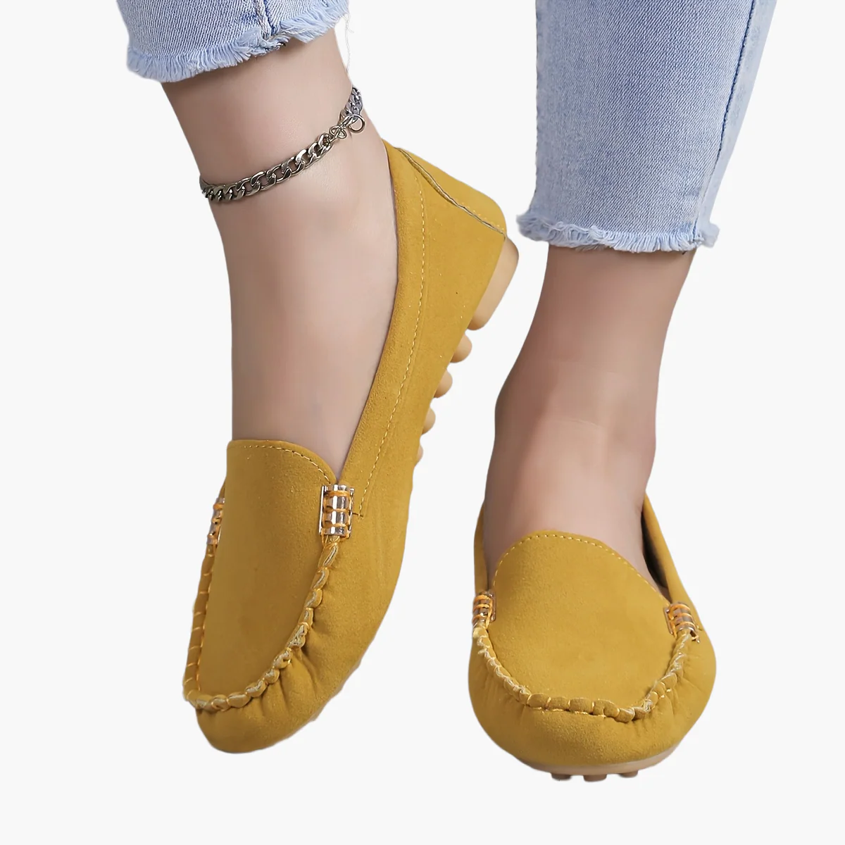 Damen Mokassin-Slipper für Alltag und Freizeit – Bequeme Loafer im modernen Stil - Image 17