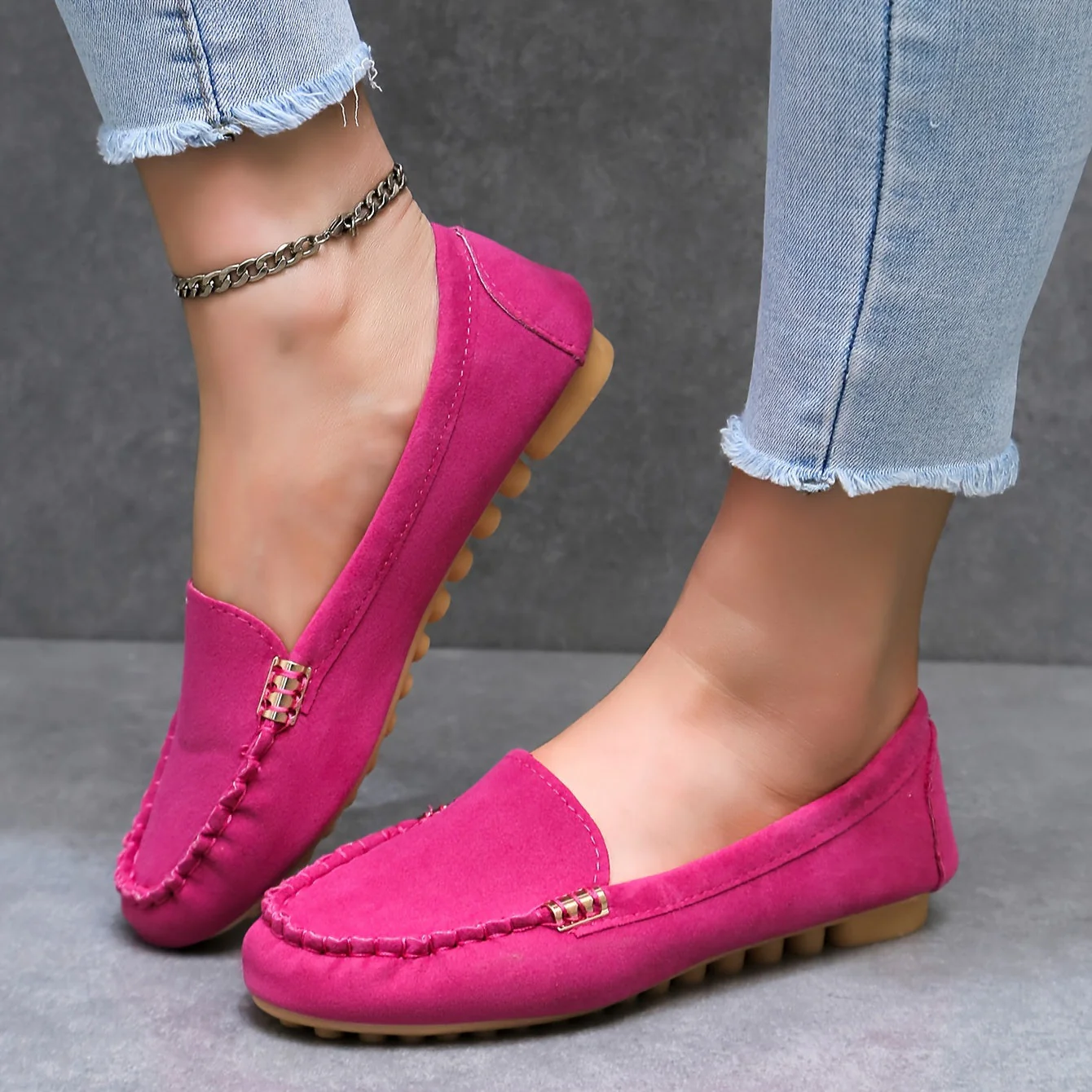 Damen Mokassin-Slipper für Alltag und Freizeit – Bequeme Loafer im modernen Stil - Image 2