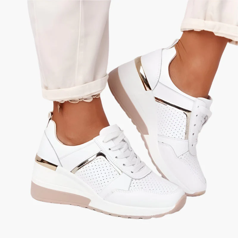 Damen Orthopädische Sneaker mit Keilabsatz – Bequeme Freizeitschuhe für Alltag und Spaziergänge - Image 4