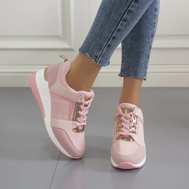 Damen Orthopädische Sneaker mit Keilabsatz – Bequeme Freizeitschuhe für Alltag und Spaziergänge - Image 6