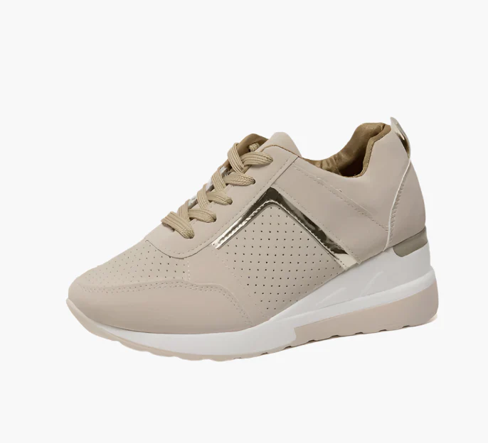 Damen Orthopädische Sneaker mit Keilabsatz – Bequeme Freizeitschuhe für Alltag und Spaziergänge - Image 9
