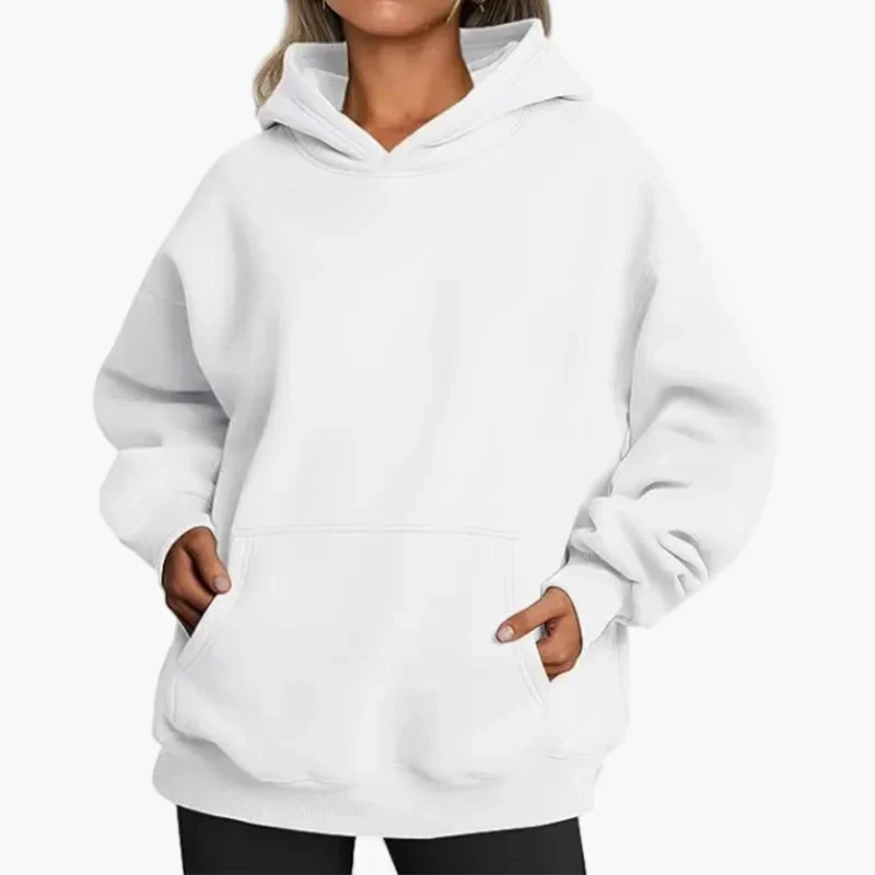 Damen Oversize Hoodie Kapuzenpullover Freizeit Streetwear - Image 6