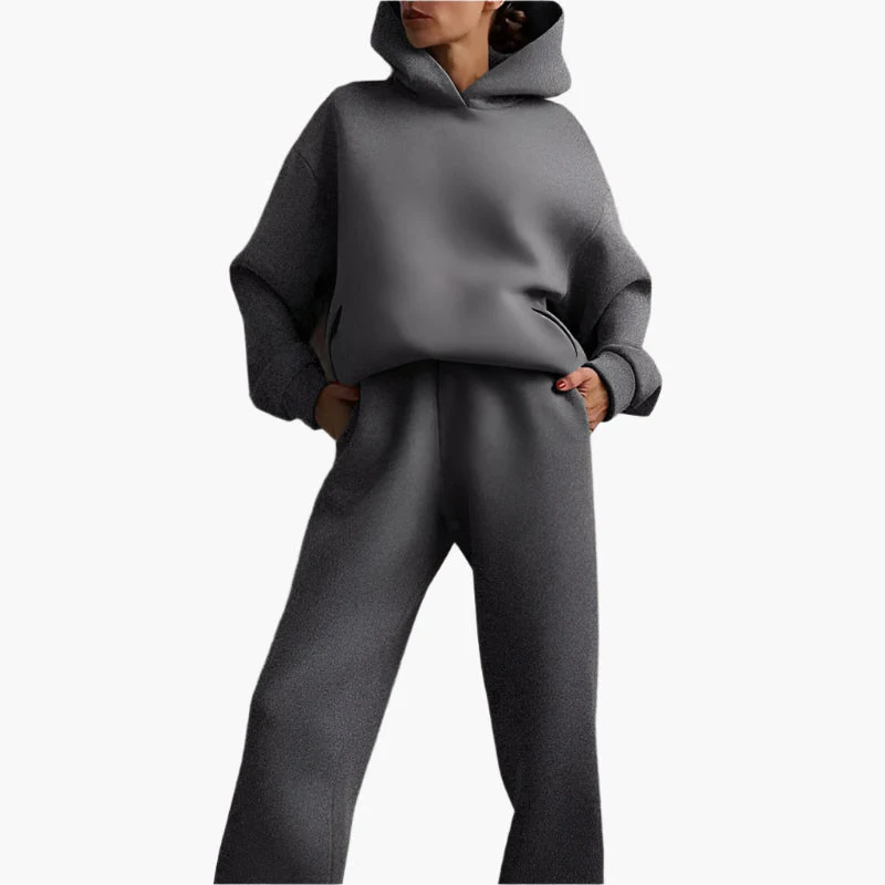 Damen Oversize Jogginganzug Set Hoodie & Jogginghose – Komfort Freizeitlook für Zuhause und Unterwegs - Image 3
