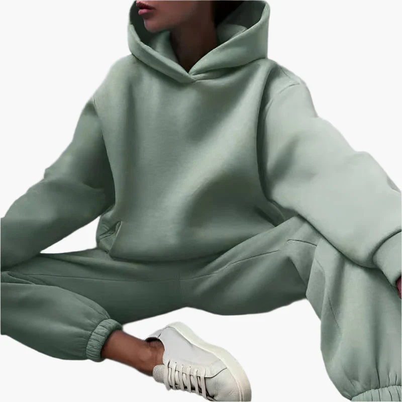 Damen Oversize Jogginganzug Set Hoodie & Jogginghose – Komfort Freizeitlook für Zuhause und Unterwegs - Image 4
