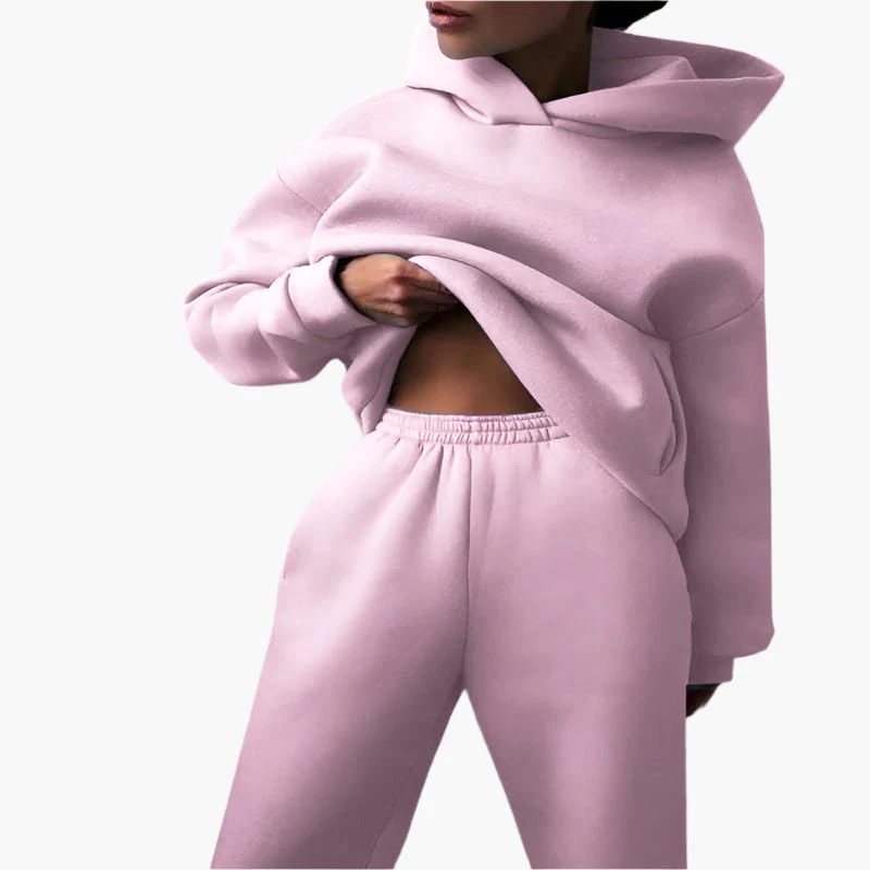 Damen Oversize Jogginganzug Set Hoodie & Jogginghose – Komfort Freizeitlook für Zuhause und Unterwegs - Image 6