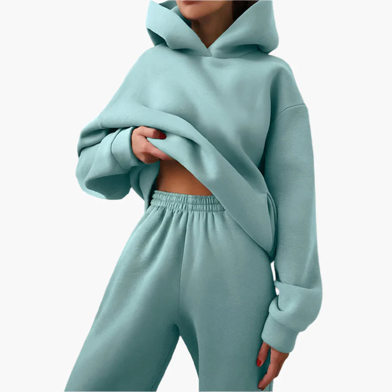 Damen Oversize Jogginganzug Set Hoodie & Jogginghose – Komfort Freizeitlook für Zuhause und Unterwegs - Image 7