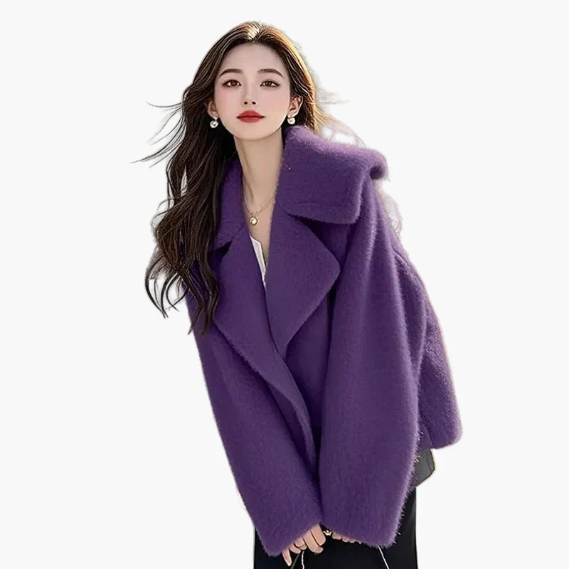 Damen Oversize Mantel im modernen Stil – Elegante Übergangsjacke für Alltag und Freizeit