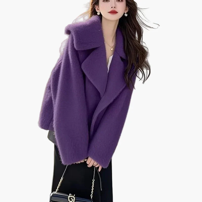 Damen Oversize Mantel im modernen Stil – Elegante Übergangsjacke für Alltag und Freizeit - Image 2