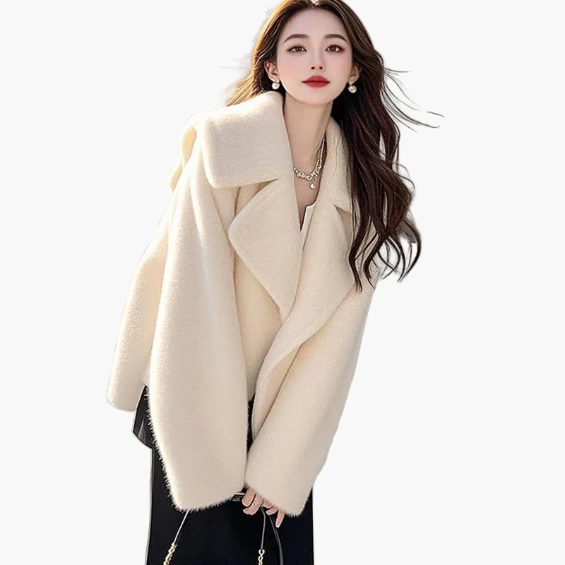 Damen Oversize Mantel im modernen Stil – Elegante Übergangsjacke für Alltag und Freizeit - Image 3
