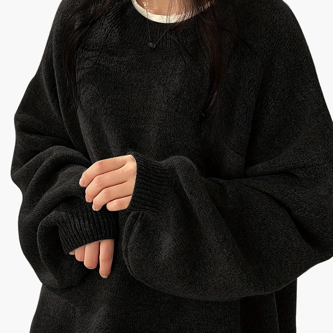 Damen Oversize Pullover Lässig Komfortable Freizeitmode - Image 13