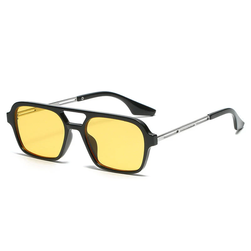 Damen Oversize-Quadrat-Sonnenbrille – Modische Statement-Sonnenbrille für Alltag & Freizeit - Image 5