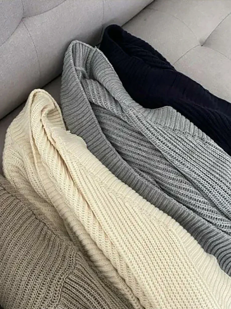 Damen Oversize Strick-Cardigan für Freizeit und Alltag - Image 6