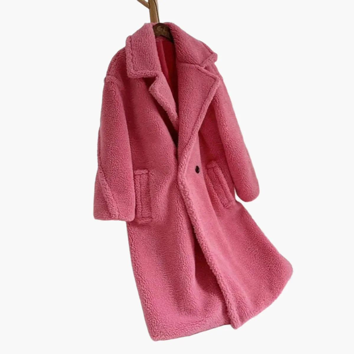 Damen Oversize Teddy Mantel – Modischer Winterstil für Alltag und Freizeit - Image 10