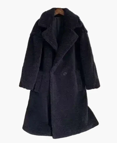 Damen Oversize Teddy Mantel – Modischer Winterstil für Alltag und Freizeit - Image 5