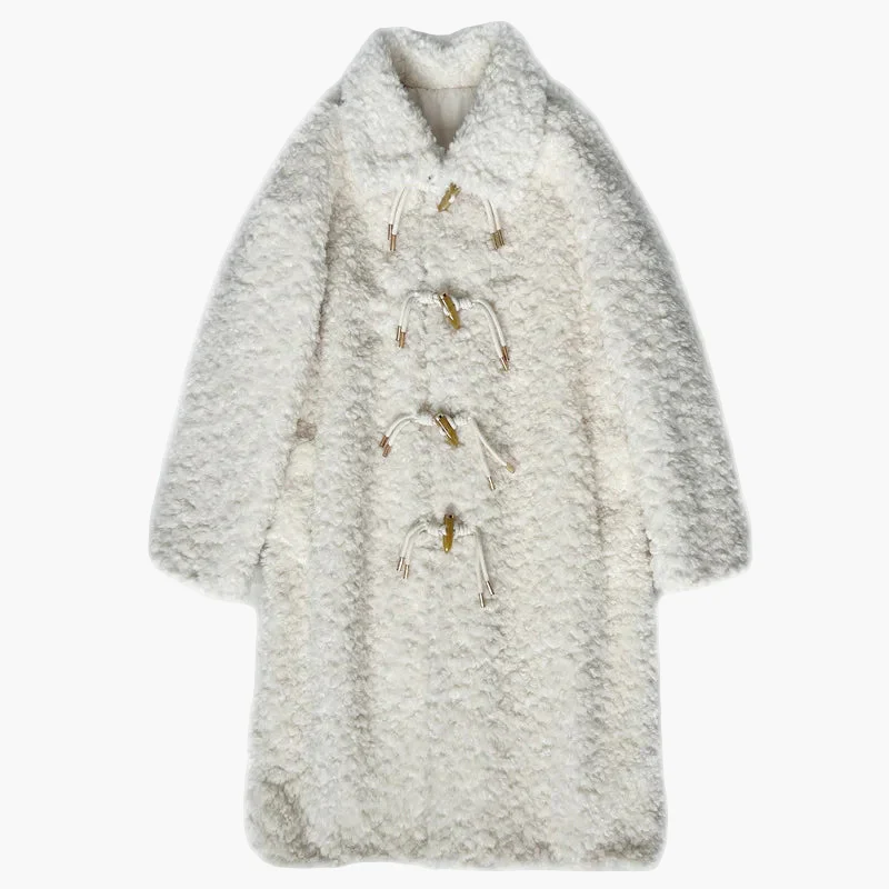 Damen Oversize Teddy Mantel Wintermode Lässig Elegant - Image 7