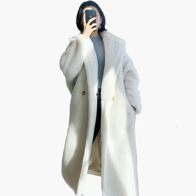 Damen Oversize Wintermantel im eleganten Trend-Look – Perfekt für kalte Tage - Image 2
