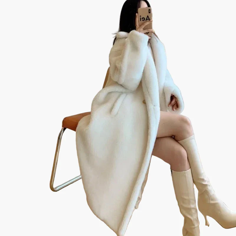 Damen Oversize Wintermantel im eleganten Trend-Look – Perfekt für kalte Tage - Image 3