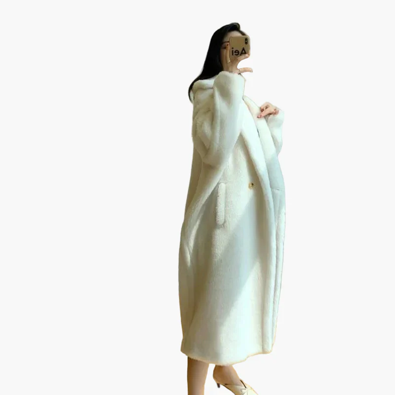Damen Oversize Wintermantel im eleganten Trend-Look – Perfekt für kalte Tage - Image 5