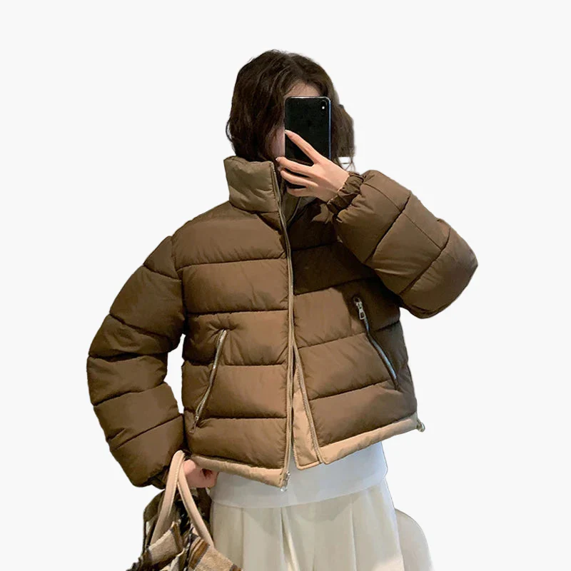 Damen Oversized Steppjacke Casual Streetwear Übergangsjacke - Image 6