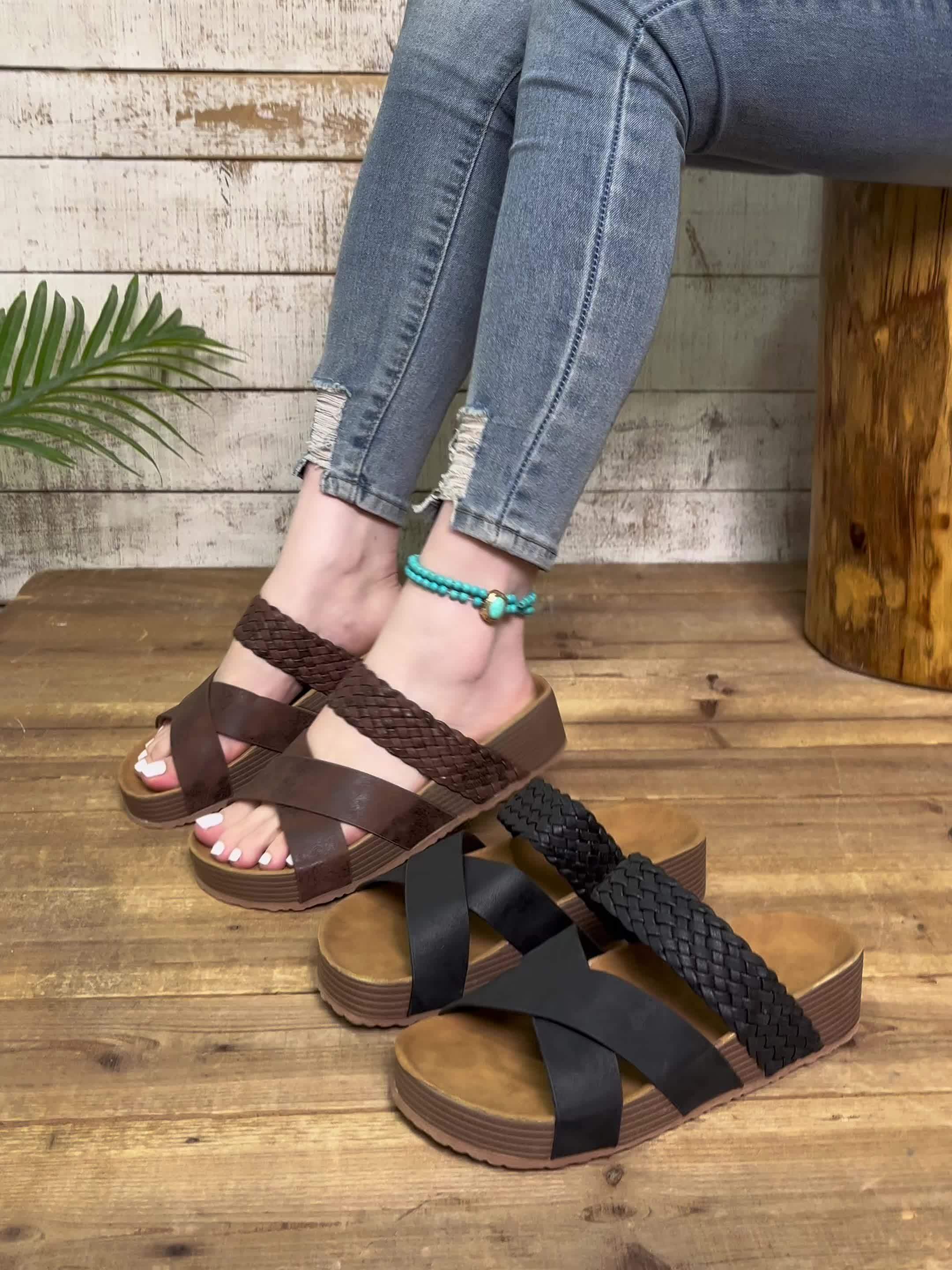 Damen Plateau-Sandalen mit geflochtenem Riemen – Boho Style für Freizeit und Sommer - Image 10