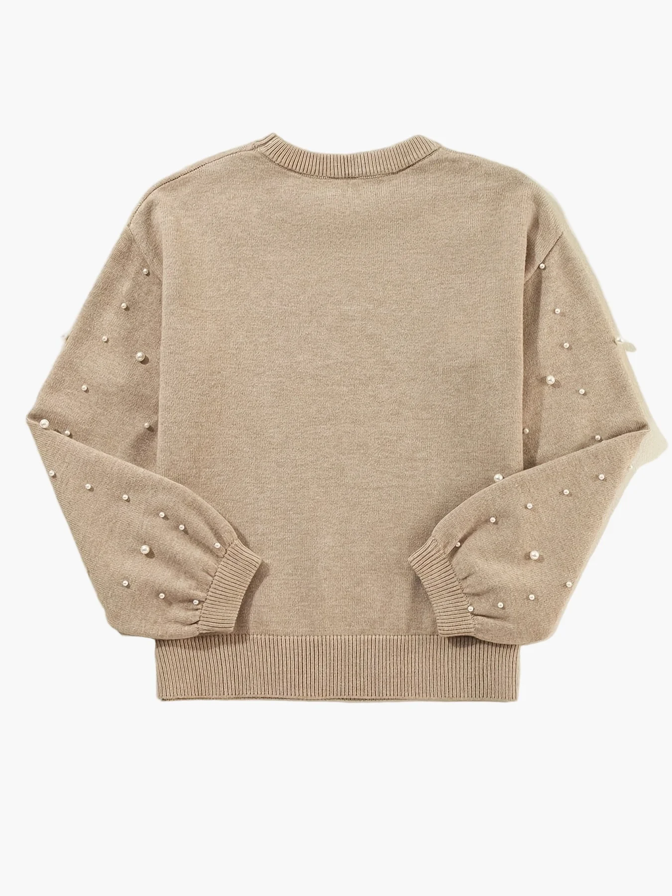Damen Pullover mit Perlenbesatz – Eleganter Strickpullover für Freizeit und Alltag - Image 5