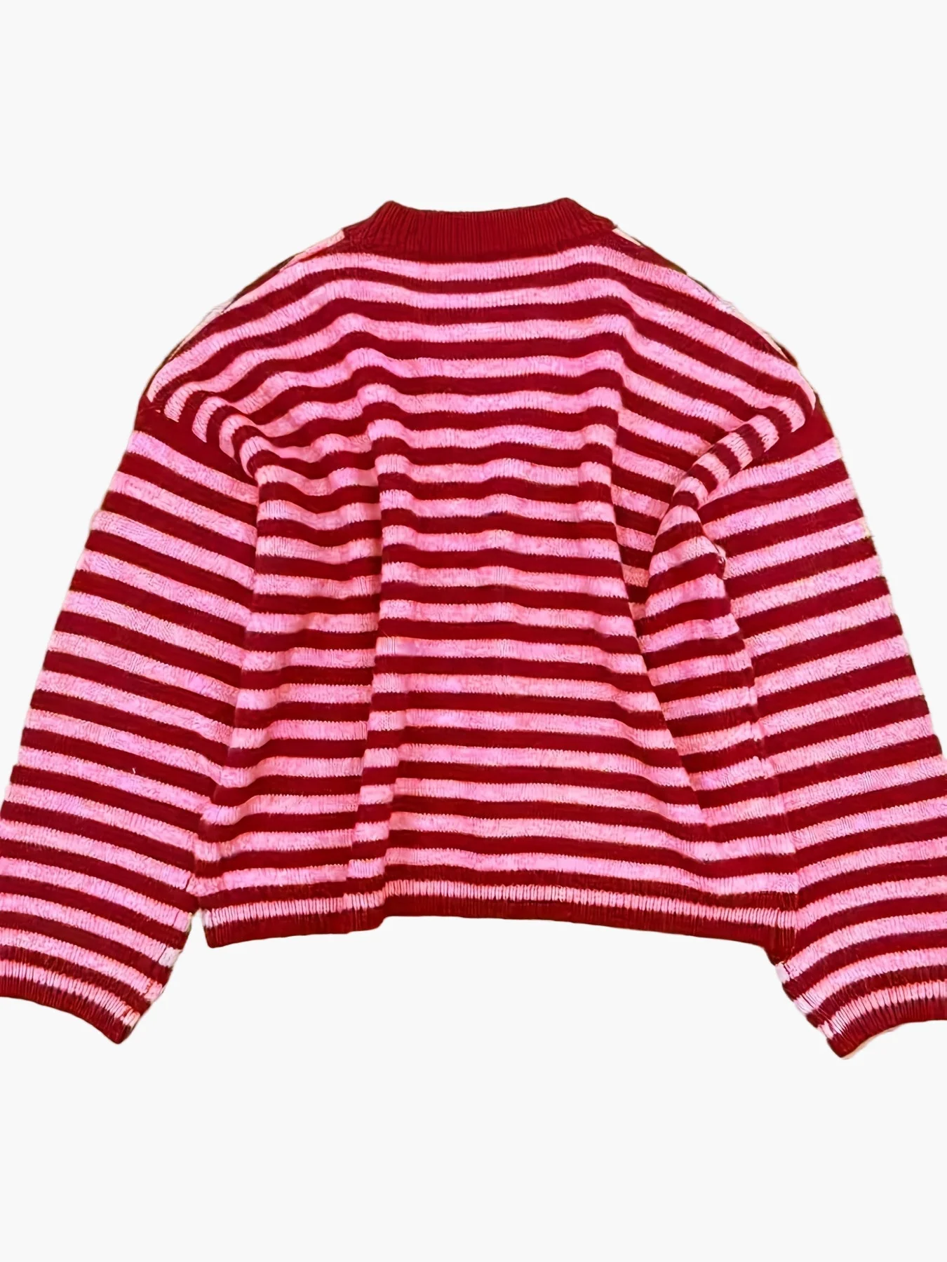 Damen Pullover mit Streifenmuster und Rundhalsausschnitt – Eleganter Strickpulli für Herbst und Winter - Image 2