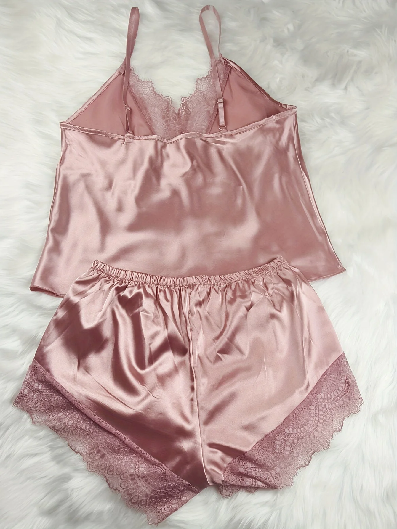 Damen Pyjama Set – Verführerischer Spitzen-Look, Zweiteilig, Sexy Nachtwäsche für Frühling und Sommer - Image 8