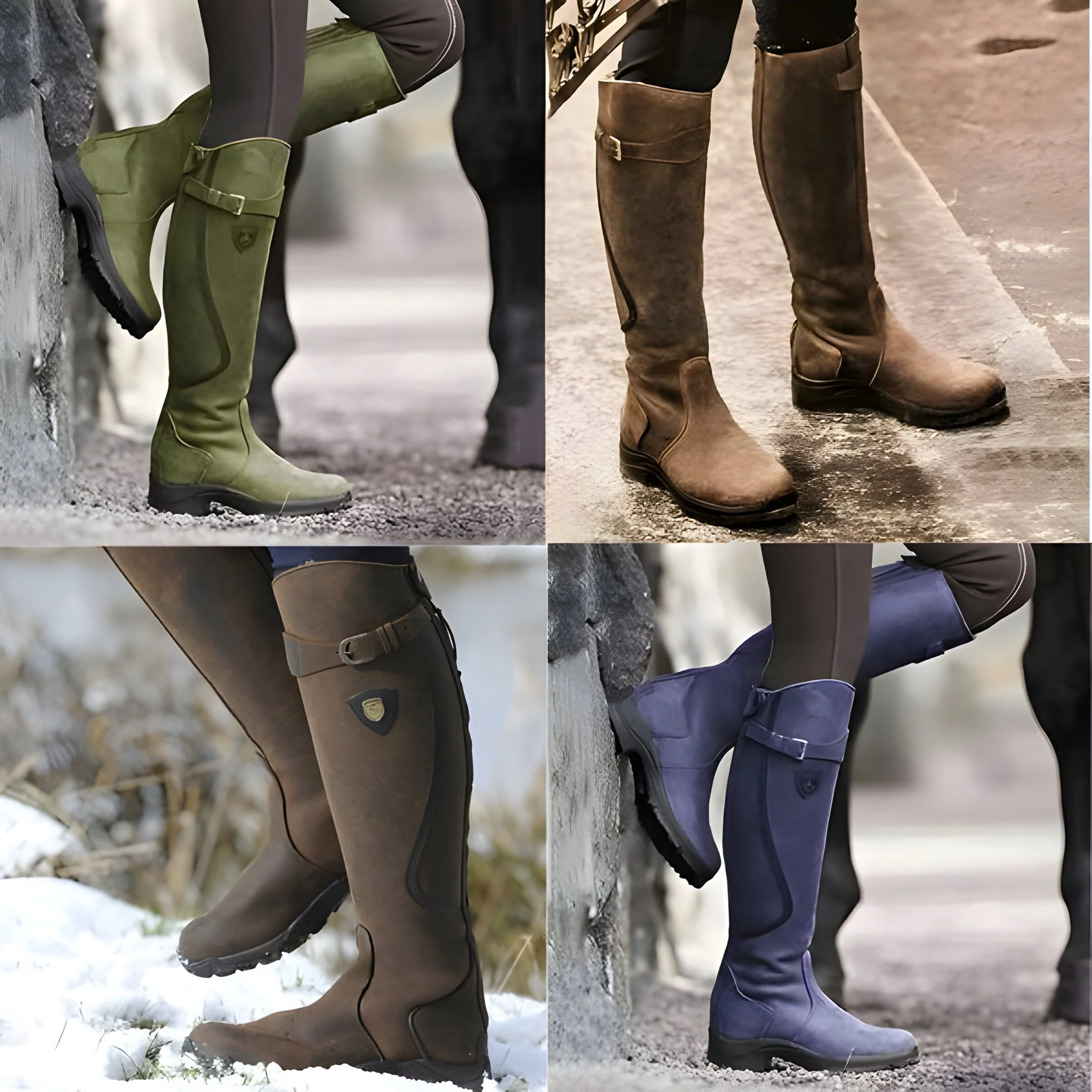 Damen Reitstiefel Wasserdicht Leicht Outdoor Reitmode – Stilvolle Allwetter-Stiefel für Freizeit und Abenteuer - Image 6