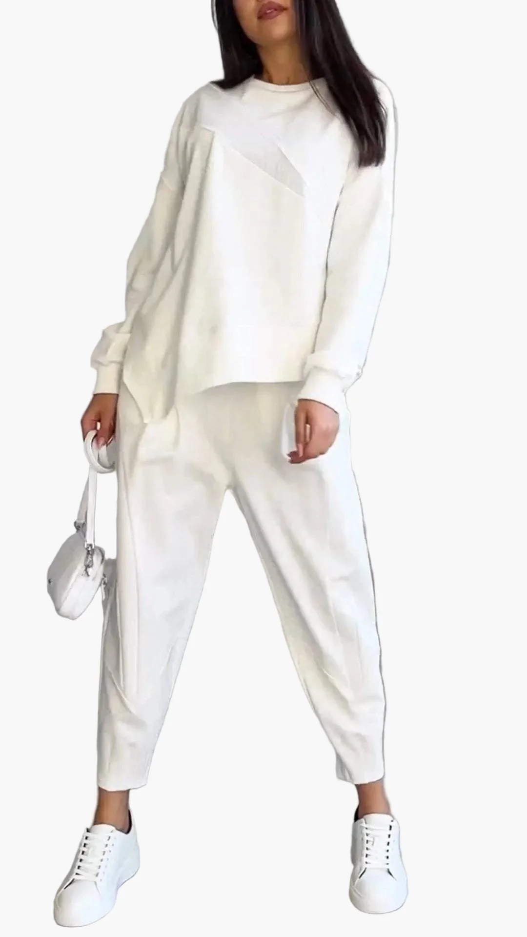 Damen Relaxed Style Freizeit Zweiteiler Set – Lässiges Outfit für Alltag, Reisen & Sport