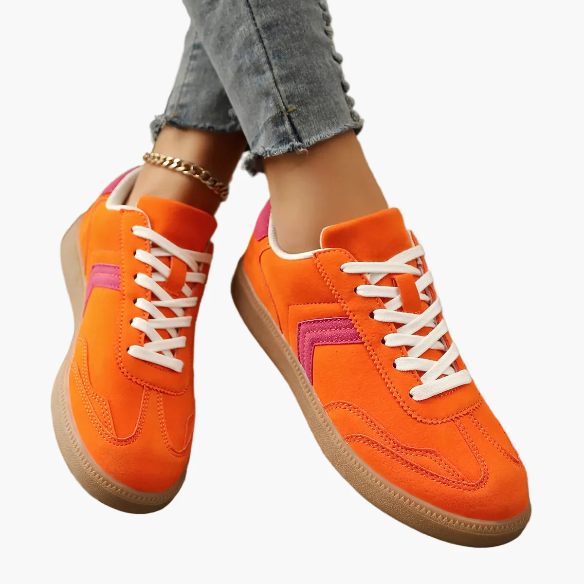 Damen Retro Sneaker Low-Top Freizeitmode – Bequeme Alltagsschuhe - Image 11