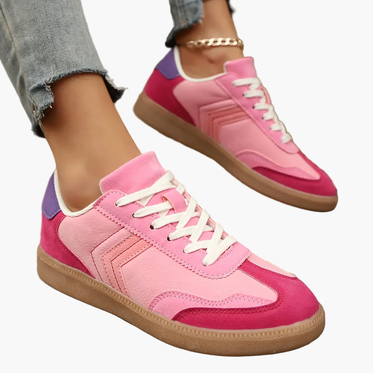 Damen Retro Sneaker Low-Top Freizeitmode – Bequeme Alltagsschuhe - Image 12
