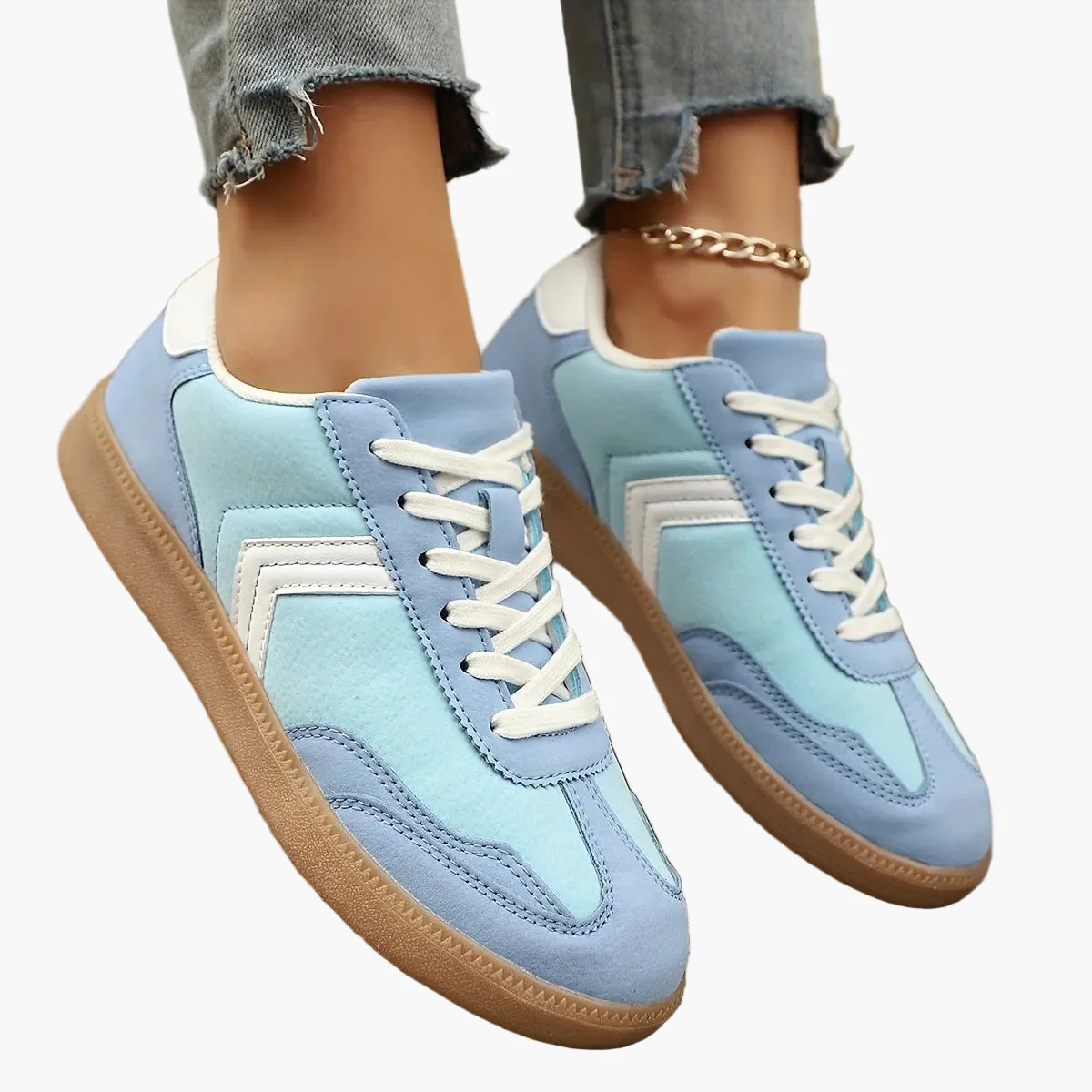 Damen Retro Sneaker Low-Top Freizeitmode – Bequeme Alltagsschuhe - Image 15