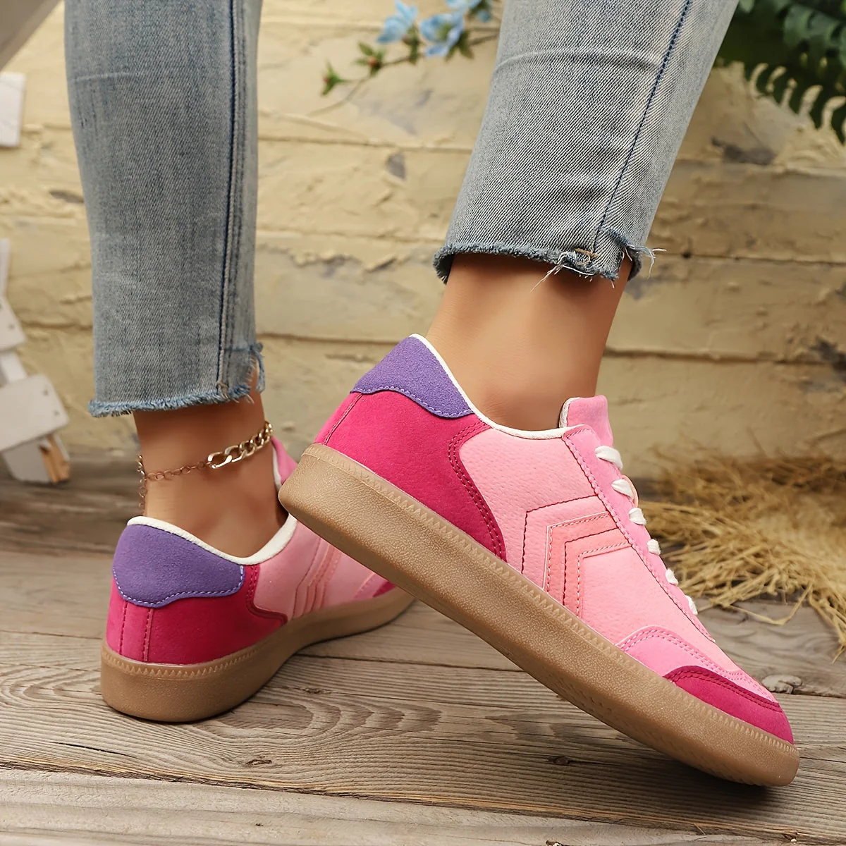 Damen Retro Sneaker Low-Top Freizeitmode – Bequeme Alltagsschuhe - Image 5