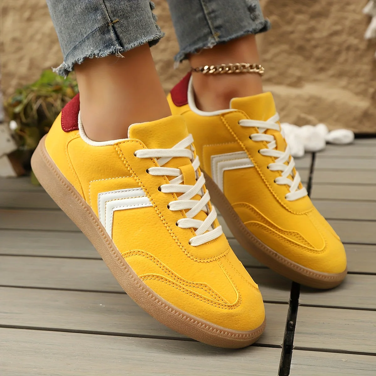 Damen Retro Sneaker Low-Top Freizeitmode – Bequeme Alltagsschuhe - Image 6
