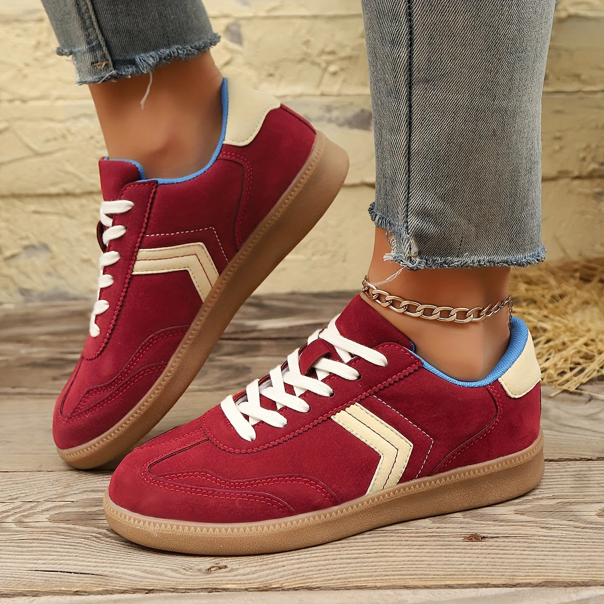 Damen Retro Sneaker Low-Top Freizeitmode – Bequeme Alltagsschuhe - Image 8