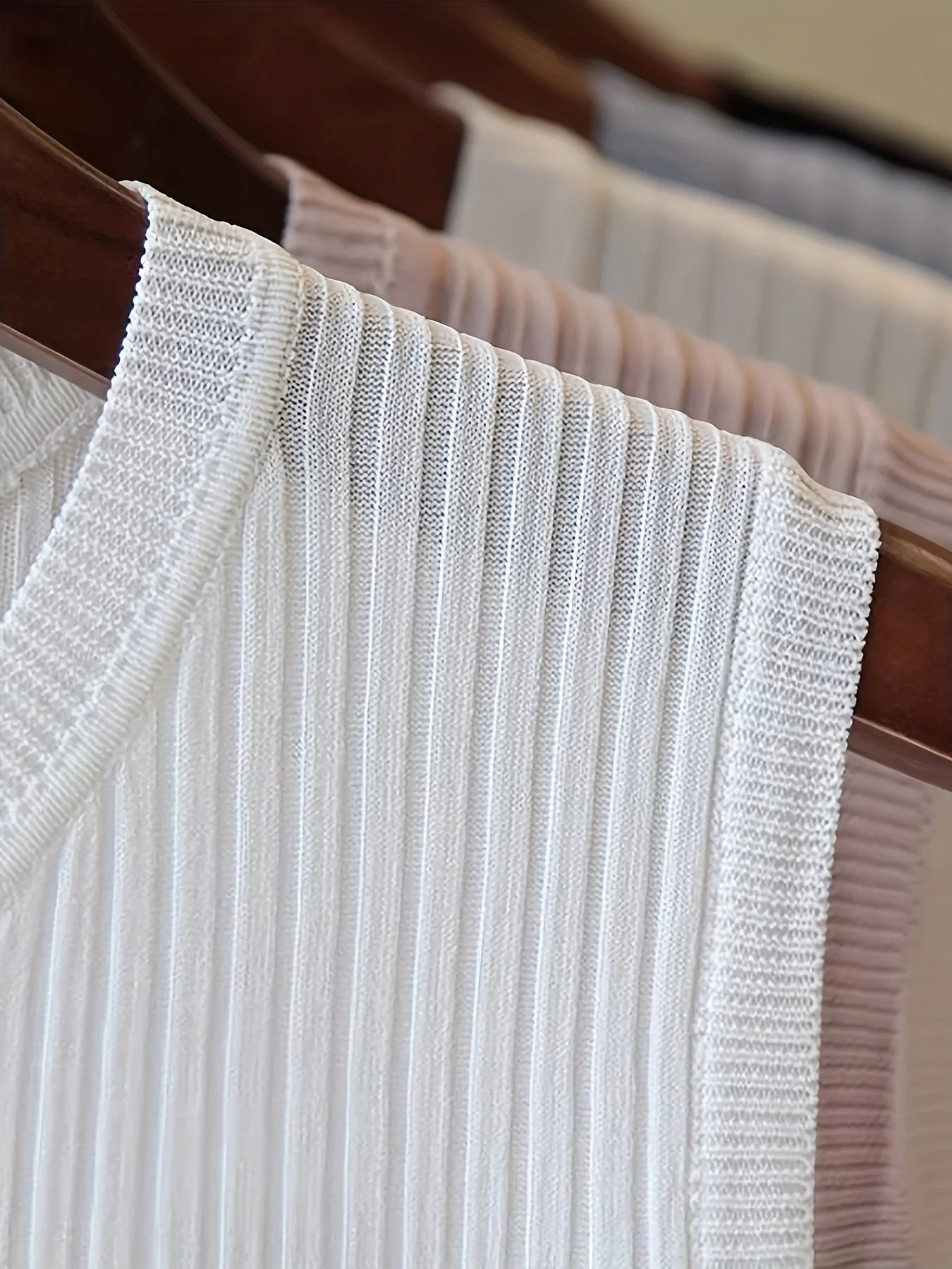 Damen Rippstrick ärmelloses Top – Elegantes Basic für Büro & Freizeit - Image 4