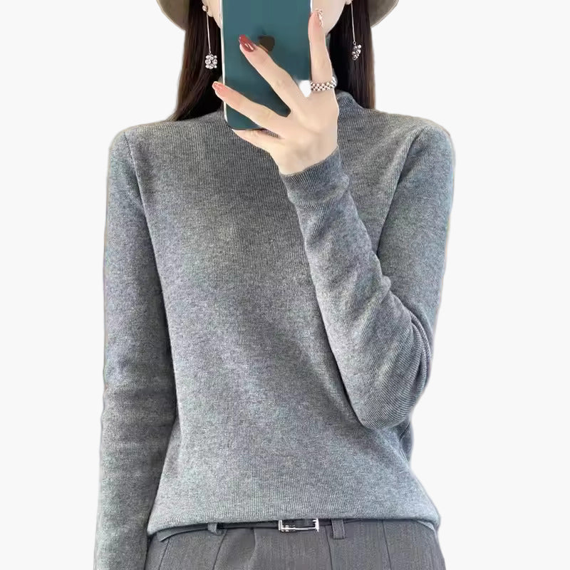 Damen Rollkragenpullover Elegant, Modischer Feinstrick Pullover für Büro & Alltag - Image 10