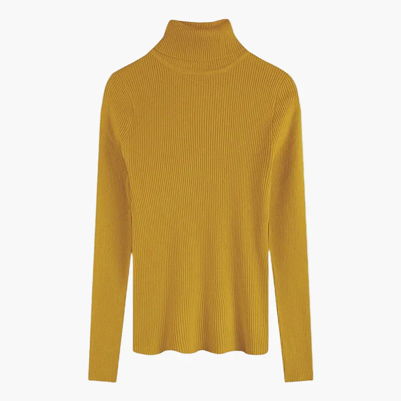 Damen Rollkragenpullover Langarm Basic Stil – Ideal für Alltag und Büro - Image 12